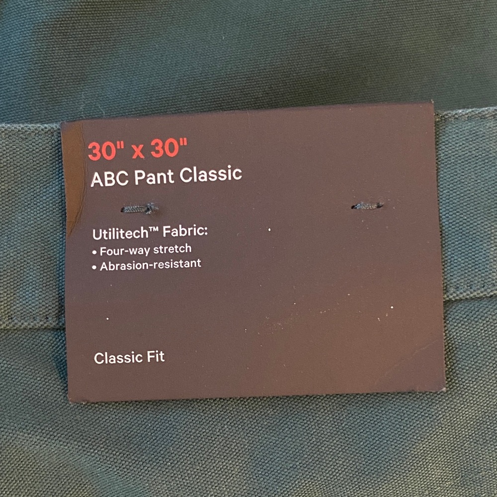 lululemon athletica Men's ABC Pant Classic Utilitech 30x30 NWT Green Jewel color - Picture 3 of 5